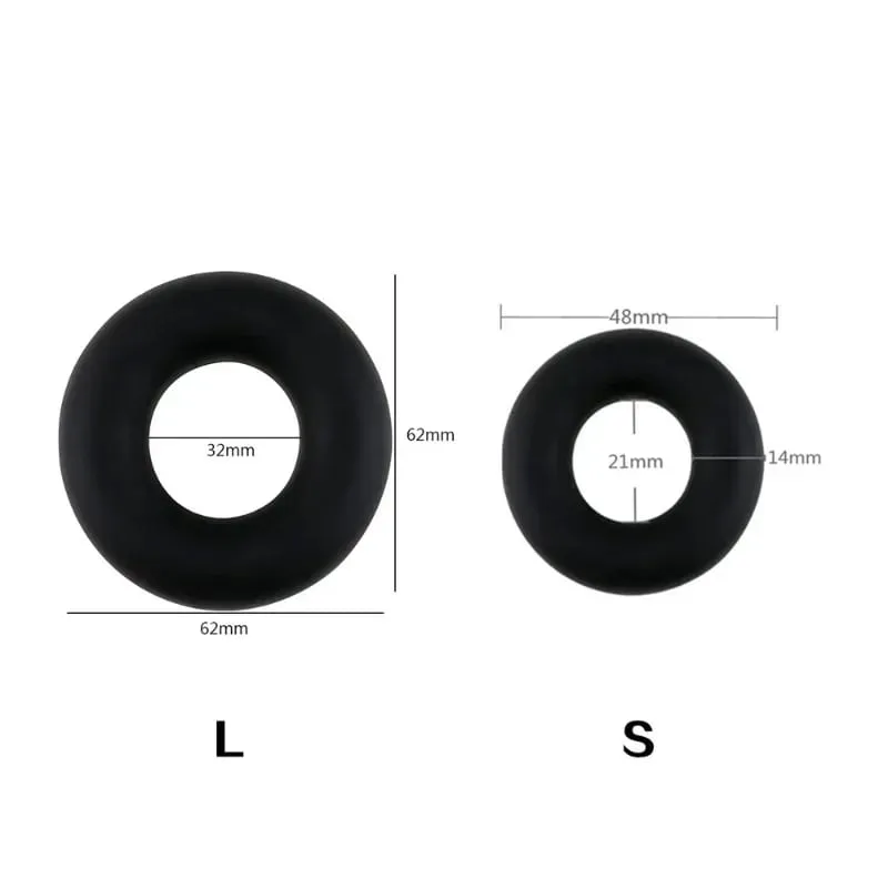 Silicone Penis Ring Lock Sperm Delay Rings for Men Gay Delay Ejaculation Soft Ring Adult Sex Toys Male Masturbator Cock Ring