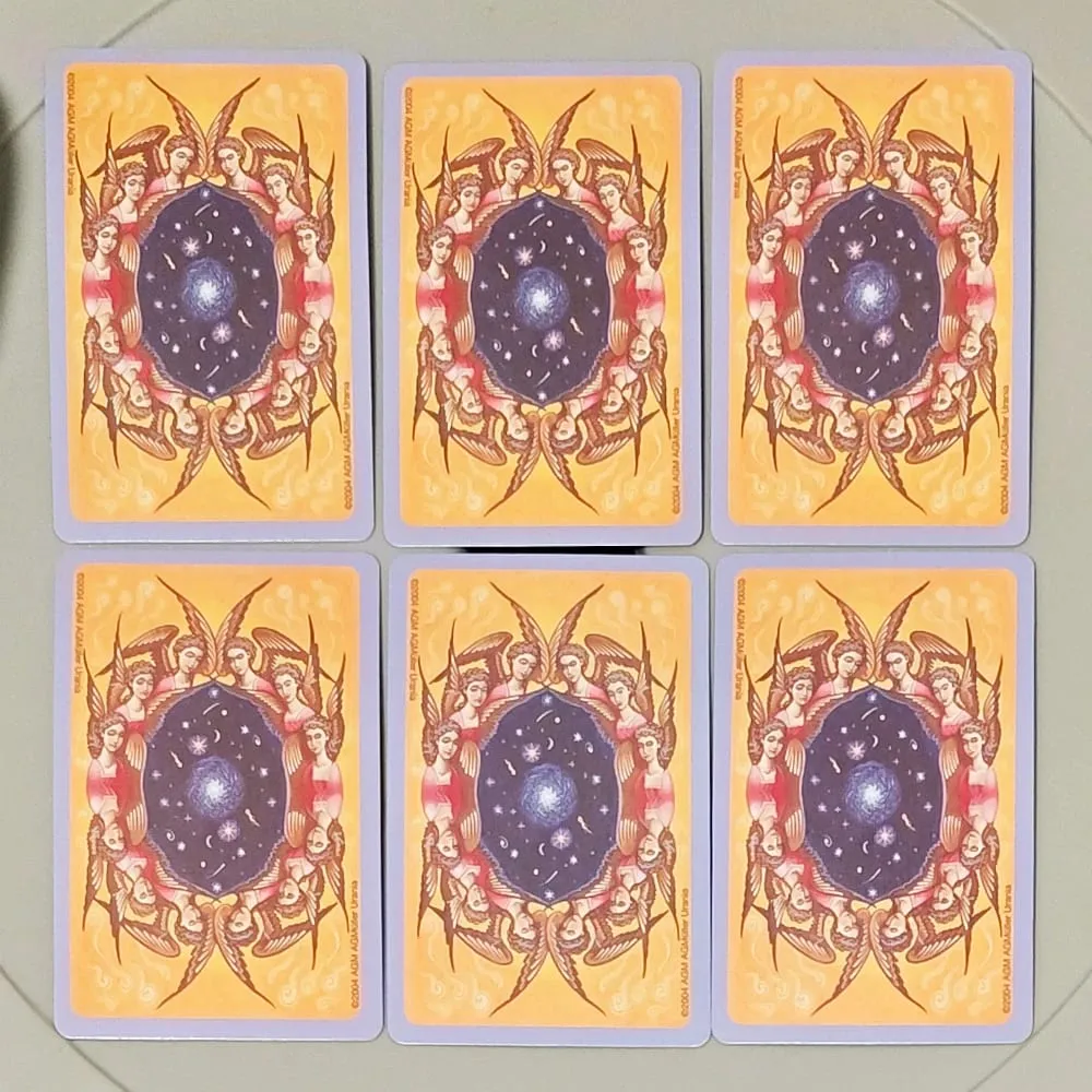 9*6cm Mystical Lenormand Deck Printed on 350GSM Double-embossed Cardstock 36 Pcs Lenormand Cards