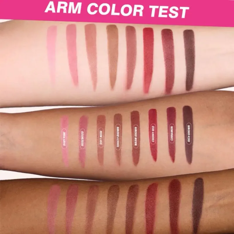 Lip Liner LongLasting Waterproof Highly Pigmented Long-lasting Color Creates 3D Plump Lips Defining Makeup