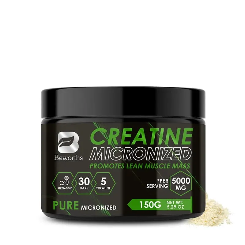Creatine Monohydrate Sports Dietary Supplements for Workout Muscle Building Cellular Energy Enhance Muscle Strength