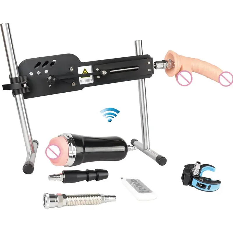 Machine sexuelle améliorée avec télécommande, Super silencieuse, Ultra réglable, Vac U Lock, 30db, 70W, Machine d'amour avec Big D gratuit