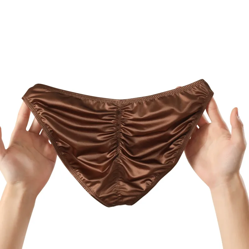 Cuecas de ginástica masculinas de cintura baixa, roupa íntima de cetim suave para treinamento esportivo, musculação, ultrafina, secagem rápida, treino de fitness, levantamento de bunda
