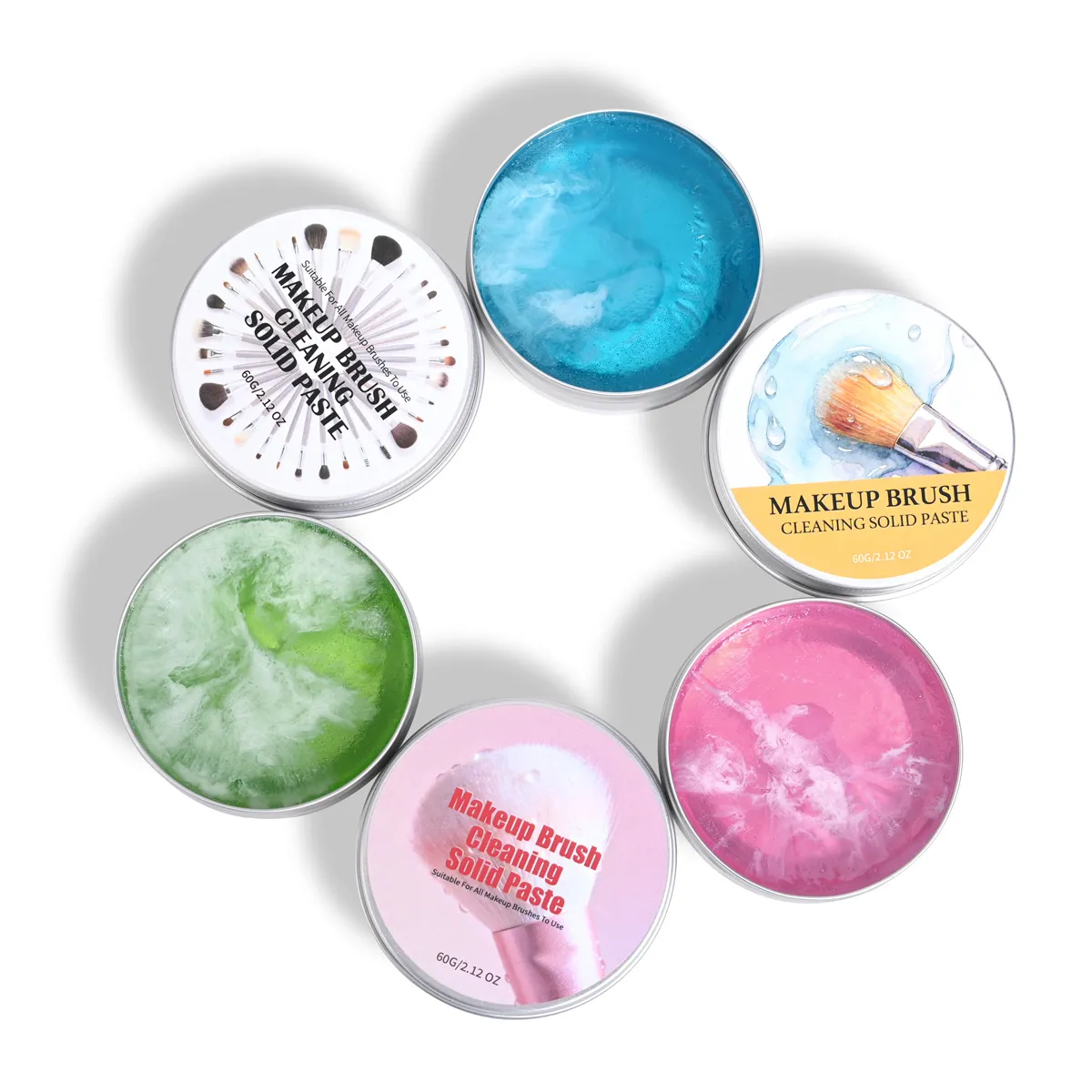 Makeup Brush Solid Cleaning Soap Is Suitable for Cleaning Makeup Brushes and Beauty Tools