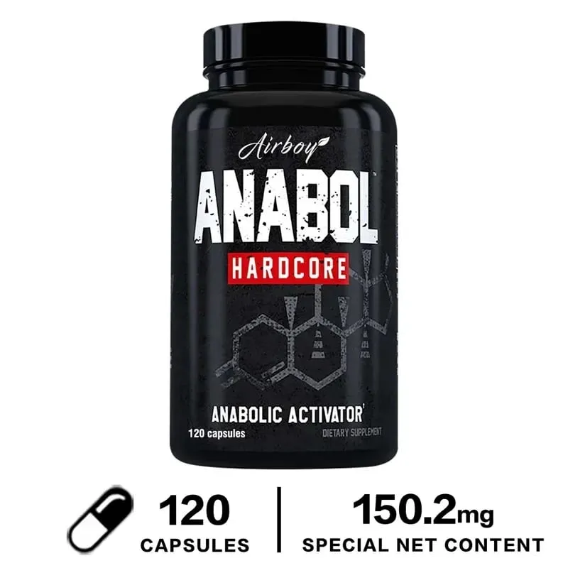 Anabol Hardcore Supplement - Muskelvækst Forbedret udholdenhed Stress og humørlindring og generel sundhed