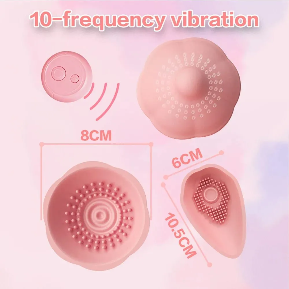 Breast Vibrator Nipple Massage Clitoris Stimulator Remote Control Female Masturbator Sex Toys for Women Couples Adult Supplies — image 6