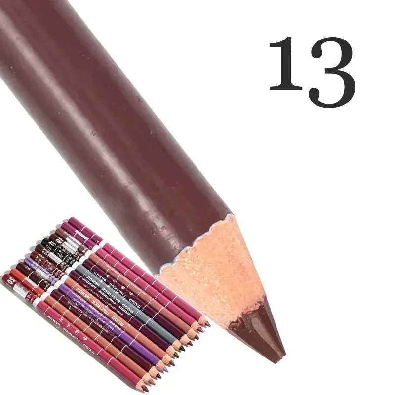 28Color Antifouling Lip Liner Professional Lipstick Pen Precise Waterproof Lip Outline Pencil Lip Makeup Lasting Eyeliner Creamy — image 17