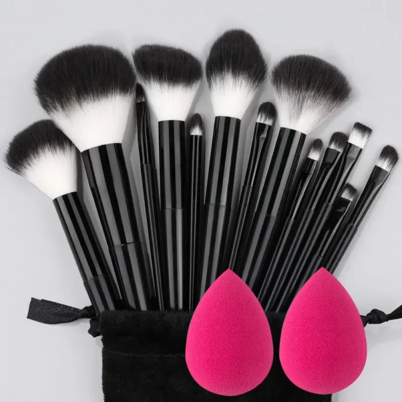 13Pcs Soft Fluffy Makeup Brushes Set for Cosmetics Foundation Blush Powder Eyeshadow Kabuki Blending with Makeup Sponge Egg — image 13