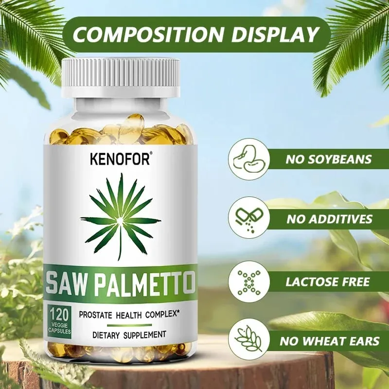 Kenofor Prostate Supplement - Reduces Urge To Urinate Frequently DHT Blocker Improves Sleep Performance Urinary Tract Health