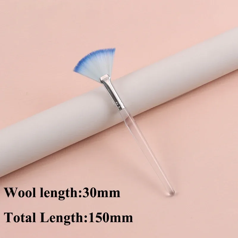 Praktické štětce na obličej Vějířové štětce na make-up Přenosný štětec na masky Kosmetické pomůcky pro ženy Flexibilní aplikátor měkké masky na obličej