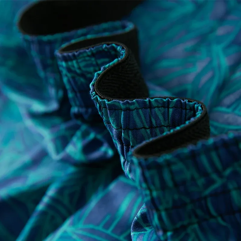Boxer da uomo in cotone, intimo da uomo con motivo stampato, pantaloncini stile college, abbigliamento estivo traspirante e confortevole