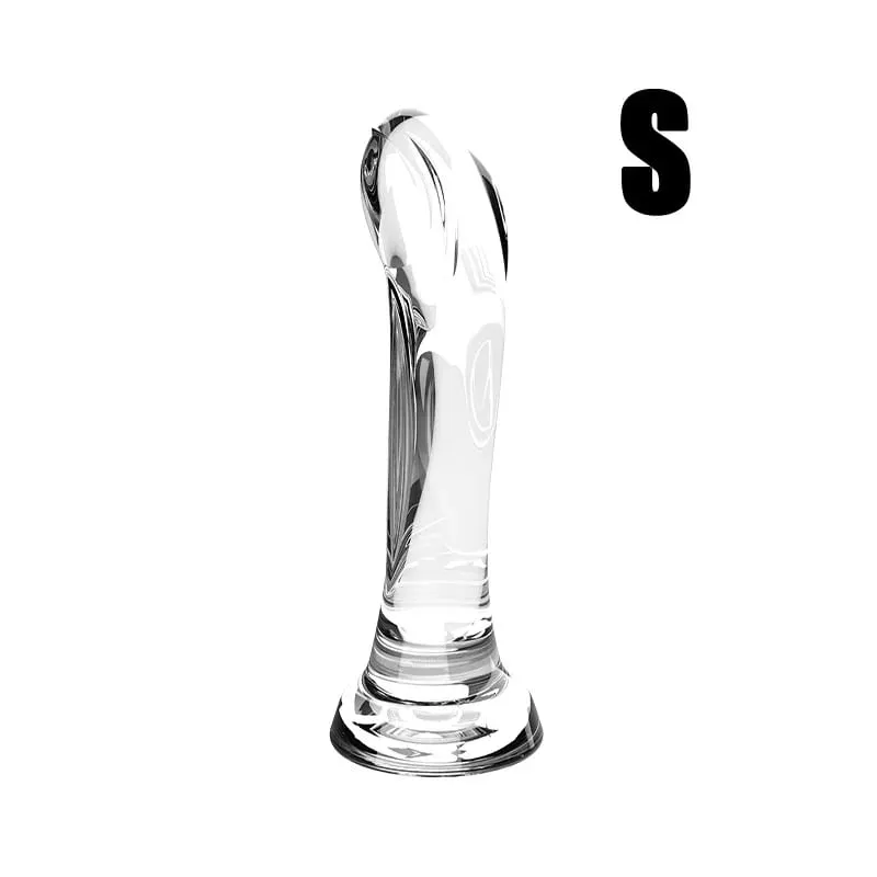 Curved Realistic Dildo with Strong Suction Cup Soft Flexible G-Spot Sex Toy for Women Men Black Purple Clear Lifelike Dillo