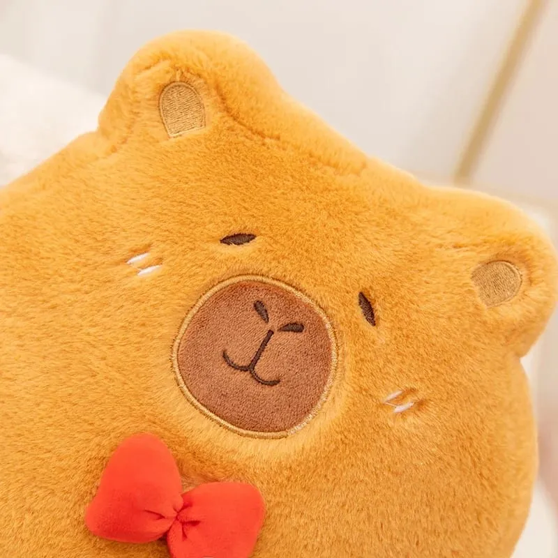Christmas Pillow Capybara Gingerbread Stuffed Throw Plush Sofa Backrest Home Room Decro — image 4
