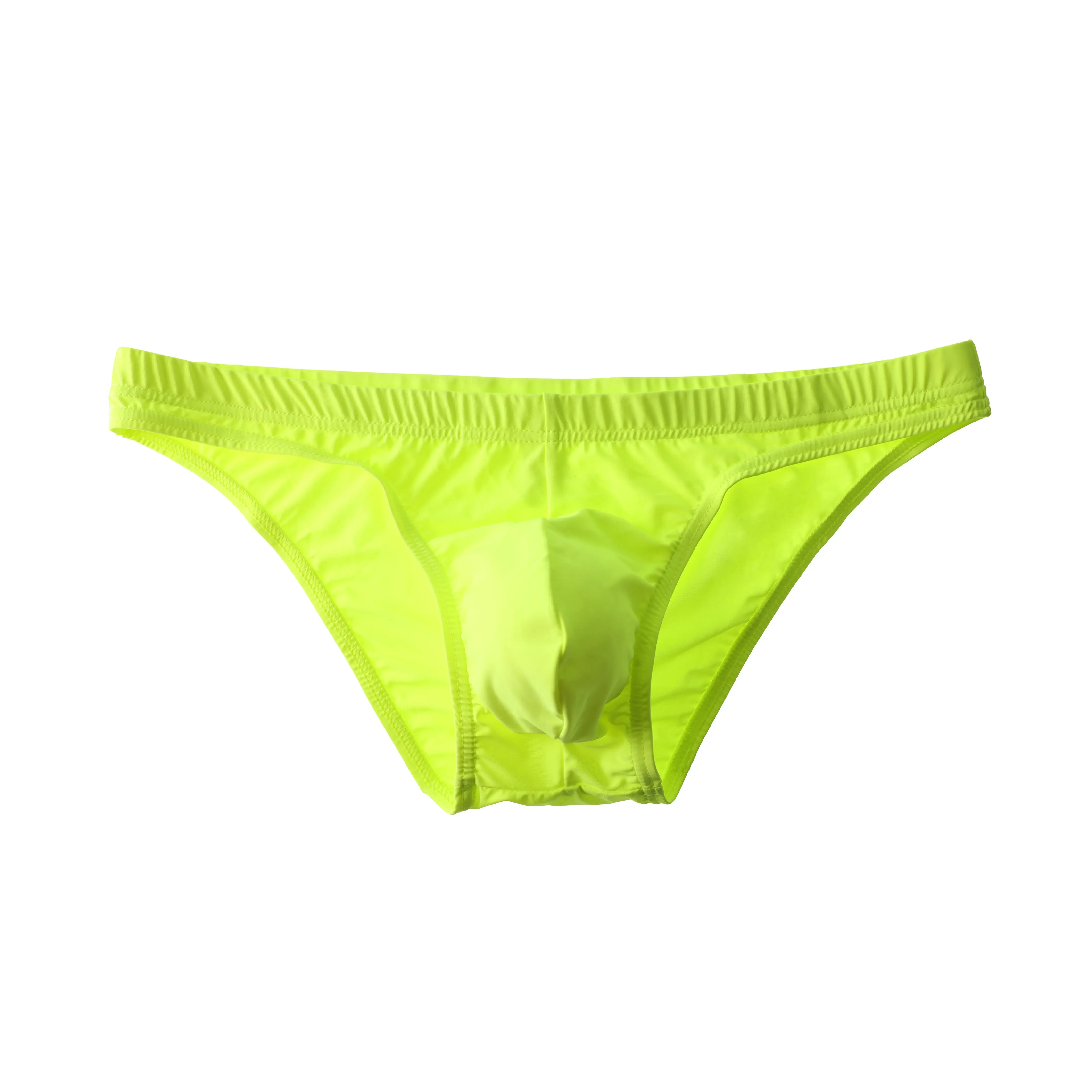 Ropa interior breve para hombre, calzoncillos sexis transpirables a la moda, calzoncillos cómodos elásticos de cintura baja de seda helada K58