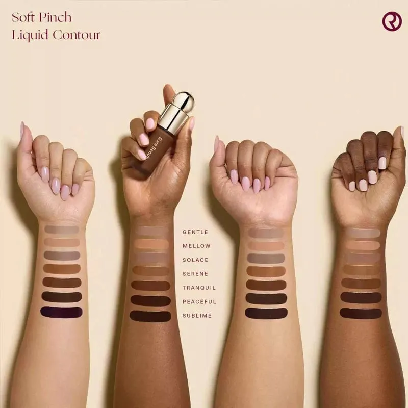 Rare Beauty 3D Face Contour Liquid Bronzer Shade Smooth Highlight Mirror Lasting Natural Nose Shadow Waterproof Brighten Makeup