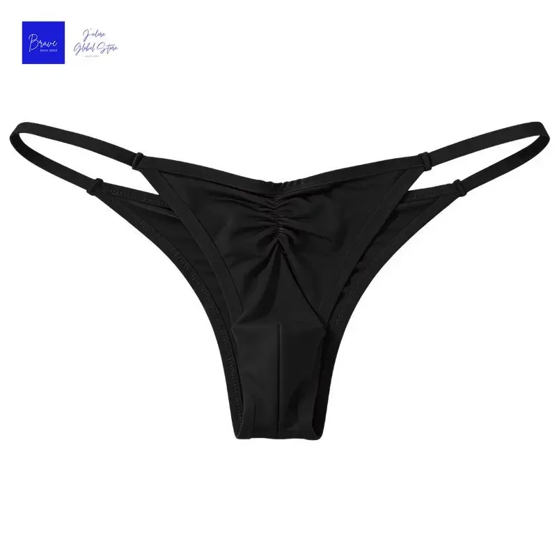 Slip perizoma in seta di ghiaccio da uomo taglia US Sexy perizoma a vita bassa traspirante senza cuciture T-Back intimo sportivo fitness taglie forti