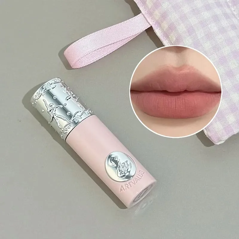 Pink Ballet Makeup Box Include 1*Lip mud 1*Pressed Powder 1*Highlight Powder 1*Eyeshadow Palette Powder With Necklace