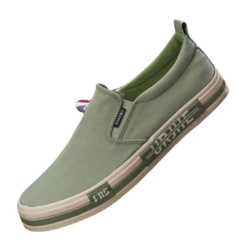 Lightweight Men's Canvas Shoes Comfortable Low-cut Vulcanized Shoes Men Espadrille Non-slip Casual Shoes Men Flats 2024