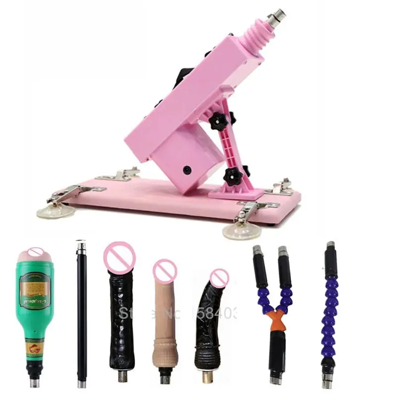 Strong Motor Automatic Vibartor Sex Machine with Dildo Attachments Adjustable Gun Love Machine Sex Toys for Man Women Adult Game