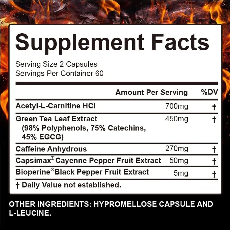 Burn-XT Fat Burner - Support Energy Metabolism Help Appetite Suppression Intestinal Digestion