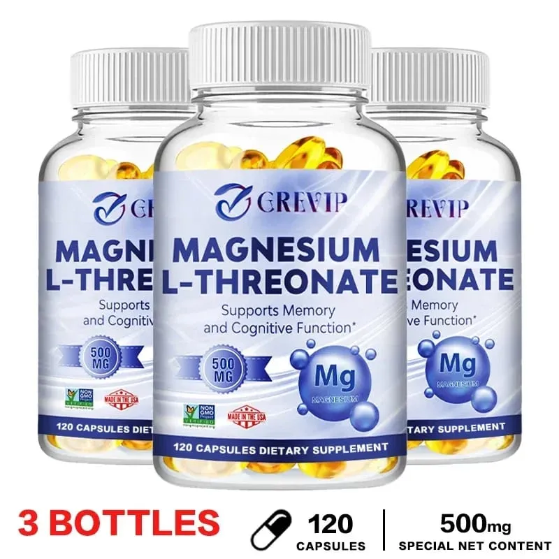 Magnesium L-Threonate - Improve Memory Cognition Stress Relief and Sleep Quality