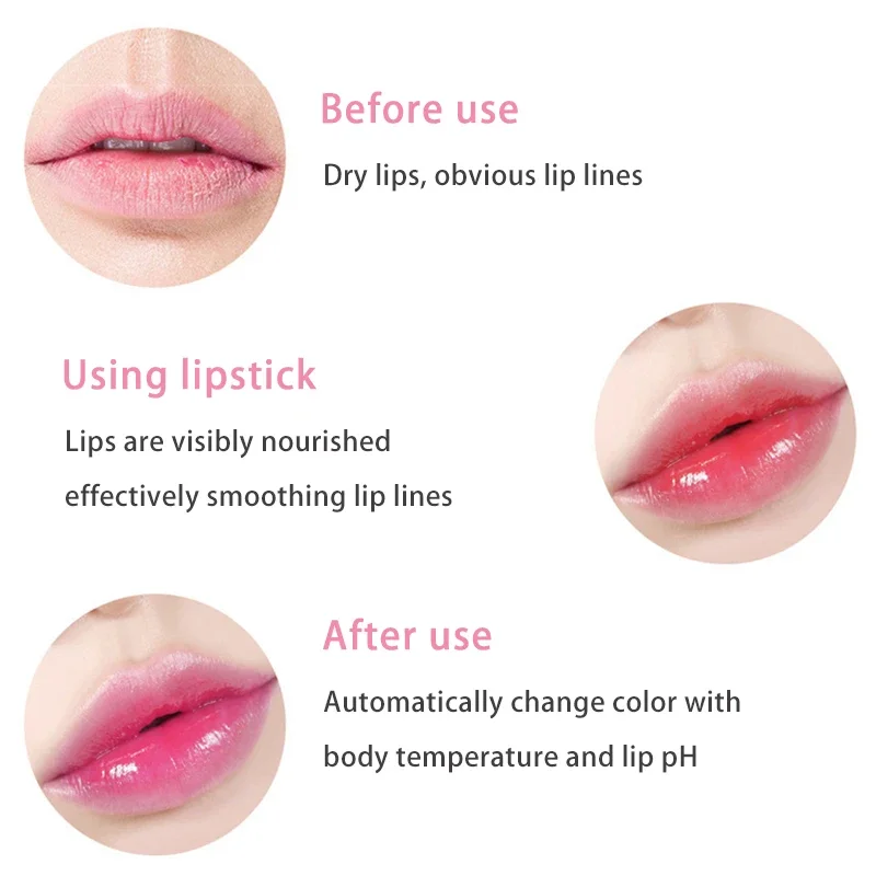 1PCS Moisturizing Natural Aloe Essence Lip Gloss Changable Color Portable Waterproof Long Lasting Nutritious Lips Care Lipstick — image 5