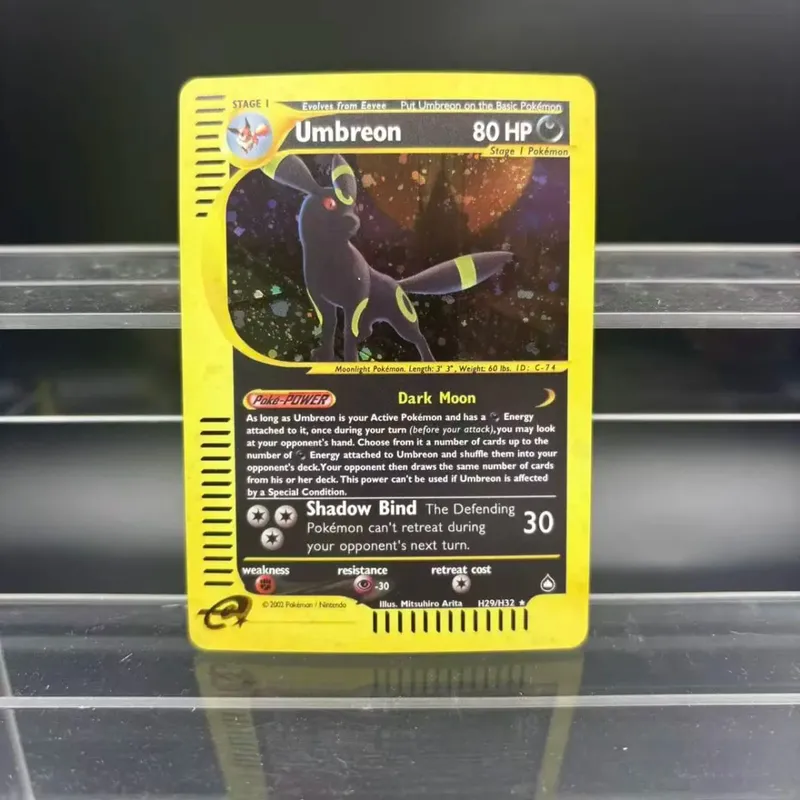 DIY Collection Cards Torchic Umbreon EN Self Made Single Card Classic Game Anime Card Gift Toy