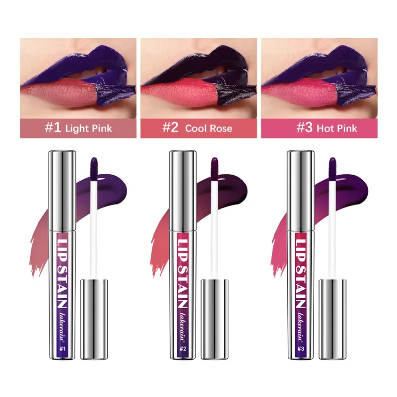 Peel Off Lip Stain Long Lasting Waterproof Reveal Lip Tint Transfer Proof Pink Red Non-stick Cup Lip Stain Makeup Cosmetics
