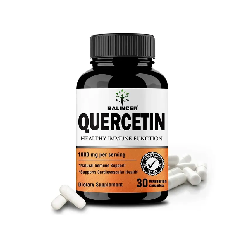 Quercetin Extract - 1000 Mg Supports Immune Cardiovascular and Respiratory Health Antioxidant 120 Capsules — image 8