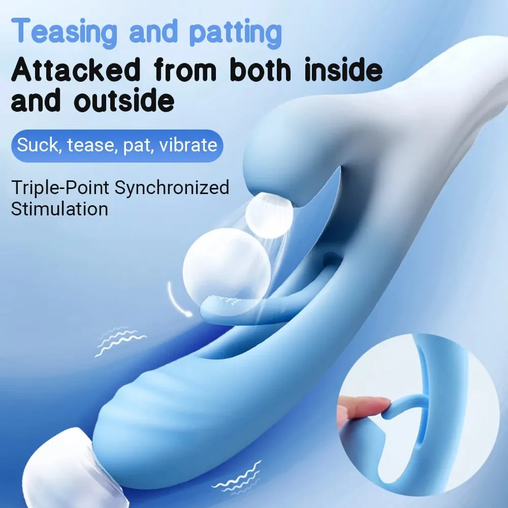 Lussuoso campo toccando sbattimento vibratore della vagina per le donne Sucker Rabbit Succhiare vibratore Masturbatore femminile Giocattoli del sesso per la donna