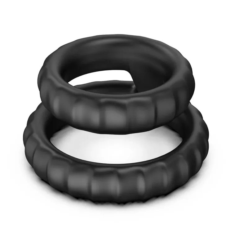 Penis Ring Silicone Cock Rings Delay Ejaculation Scrotal Binding Ball Stretcher Erection Enhancing Lock Cockring Sex Toy for Men — image 12