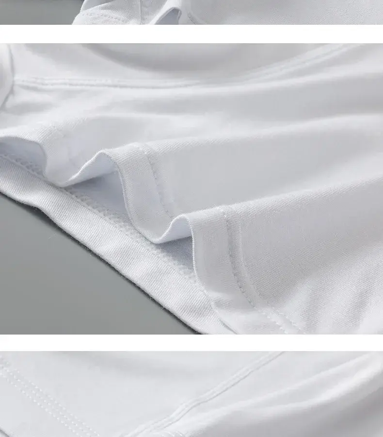 3 Pieces Lot Bamboo Fiber White Underwear Men Breathable Solid Boxer Shorts Soft Sexy Panties Sets Male Interior Clothing XXXL — image 6