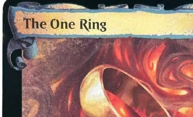 LK59 Silver Foil Delighted Halfling Mithril Coat The One Ring Palantír of Orthanc High-Quality TCG Proxy Cards (Black-Core) — image 6