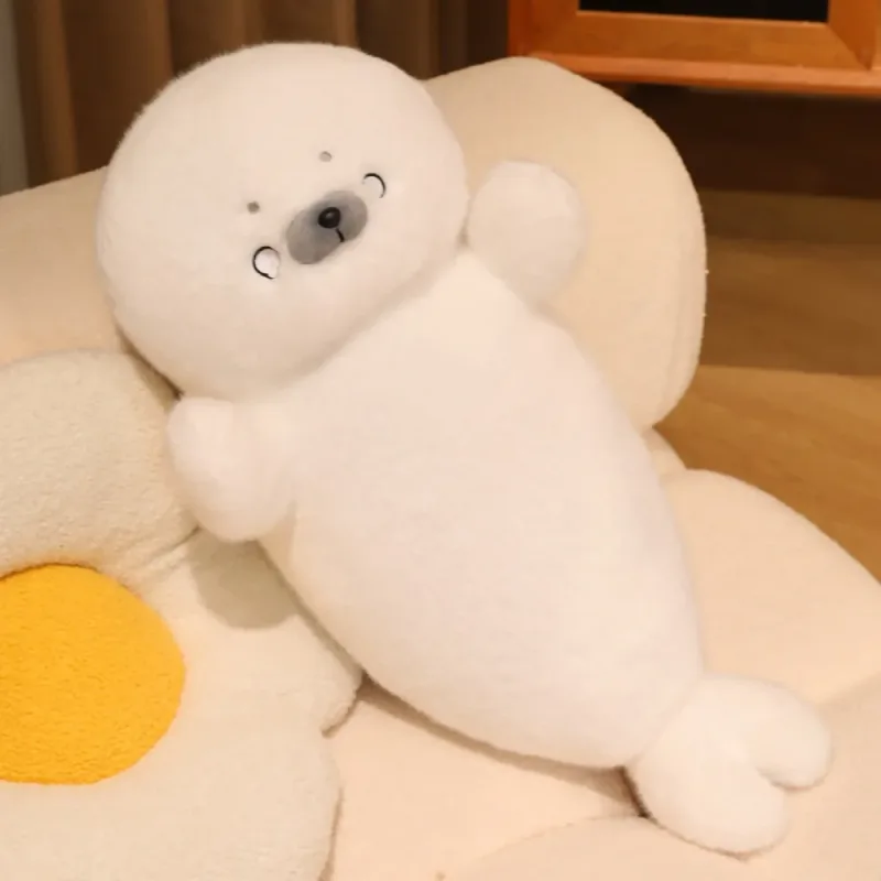 New 70cm Plush Toy Seal Otter Soothing Sleep Stuffed Toys Gift Soft Back Cushion Home Decor