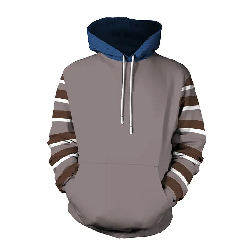 2024 moda impressa listrado padrão pulôver masculino casual simples oversized solto hoodie rua design harajuku moletom masculino
