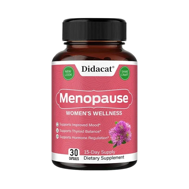 Menopause Relief Capsules Support Weight Management Improves Metabolism Mood Supplements Anti-Stress Fatigue and Anxiety