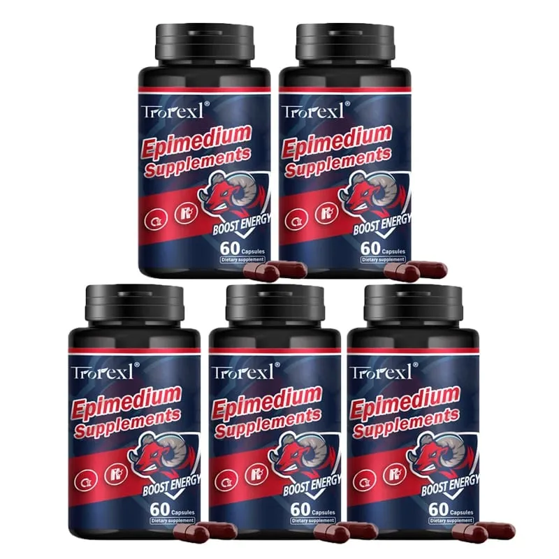 Natural Epimedium Capsules Enhance Endurance Supplement : Boost potency & Morning Power (Men's Health Secret)
