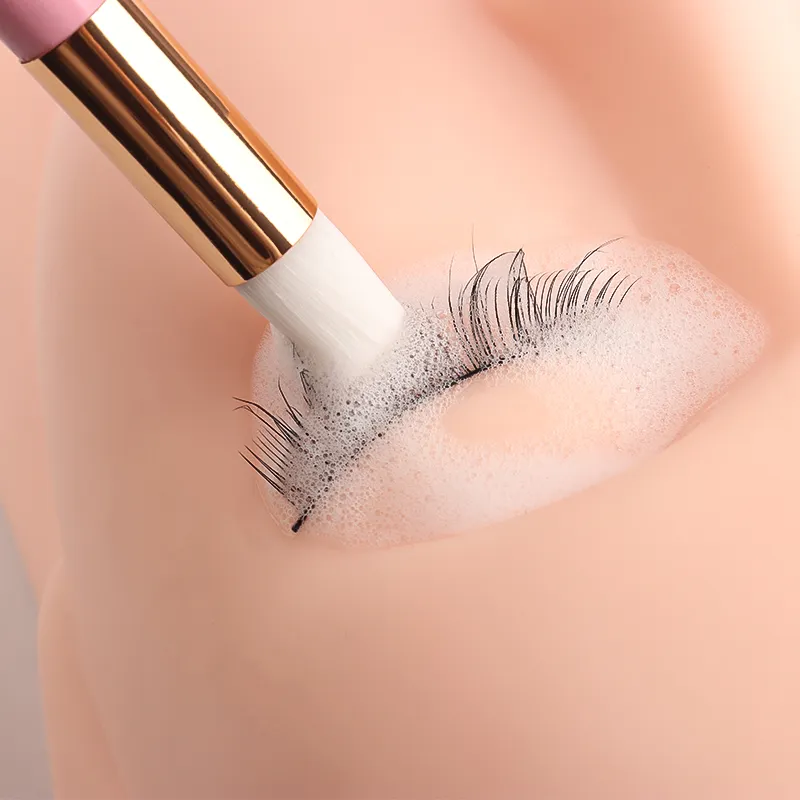 5pcs Eyelash Clean Brush Lash Shampoo Comb Hollow Eyelash Extensions Brush Peel Off Nose Pore Blackhead Remover Makeup Brushes