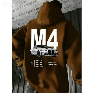 Mode Män Dam Unisex F40 Car Hoodies 2025 Höst Vinter Fritidströjor JDM Streetwear Hoody Toppar herrkläder