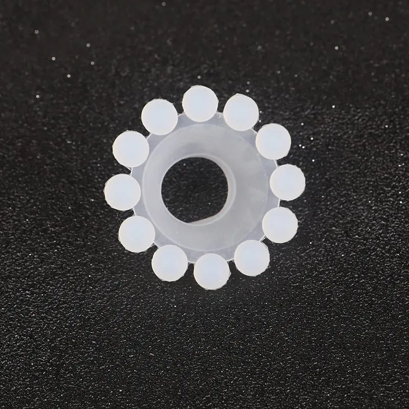 Silicone Penis Ring Beads Clitoris Stimulate Foreskin Correction Cock Rings Delay Ejaculation G-spot Massage Sex Toys for Men