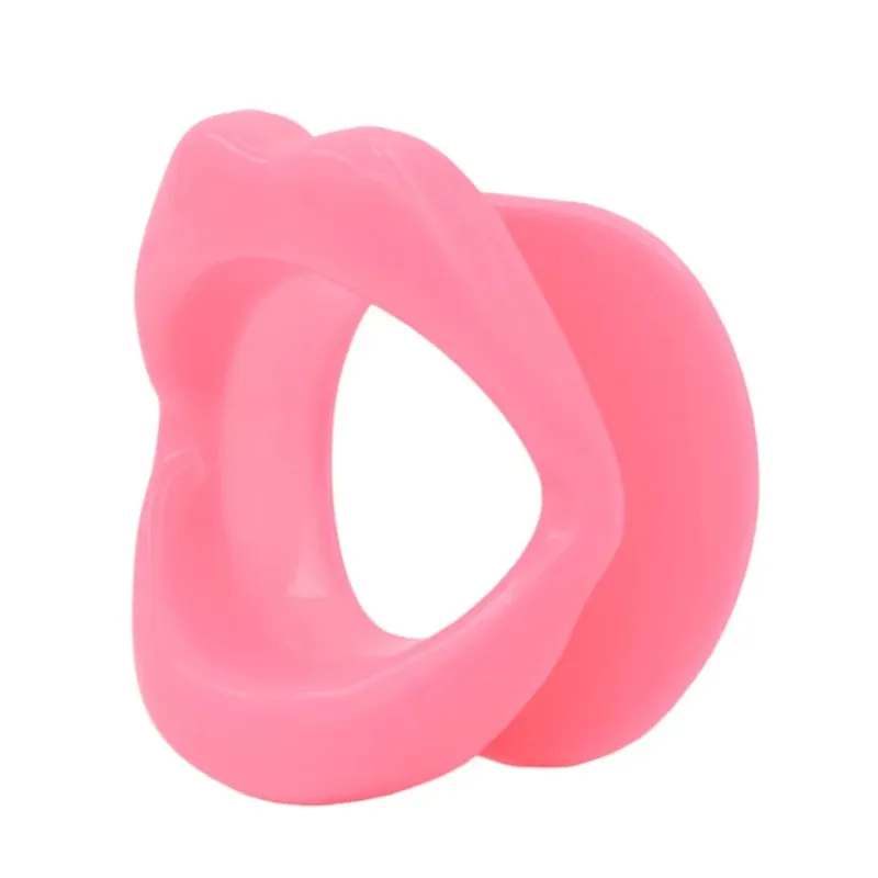 Silicone Oral Fixation Lips Ring Silicone O-Ring Open Mouth Gag for Couples Sex Toys BDSM Bondage Restraint Lips Shape 18+