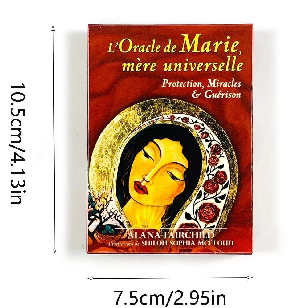 L'Oracle De Marie Mère Universelle Oracle Cards 44 Card Divine Mother Guidance Deck Spiritual Meditation Divination Board Games
