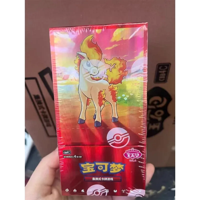 Paquete de gemas original de Pokémon Vol. 5 Caja de refuerzo PTCG Paquete de gemas PTCG en chino simplificado Vol. 4 3 2 1 Gempack 4 Gem Pakc Vol. 4