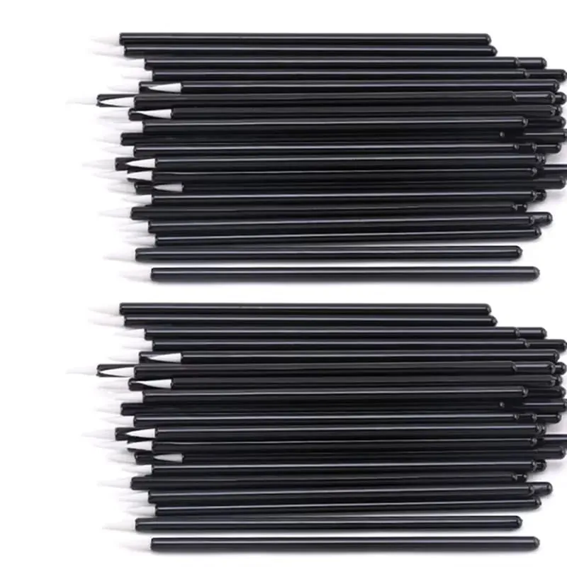 50/100pcs Eyeliner Brushes Eyelash Eyeshadow Applicator For Nail Art Painting Pen Tool Eye Lash Wands Makeup Accessories