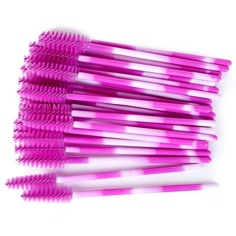 50/100Pcs Makeup Brush Eyelash Eyebrow Brushes Comb Disposable Mascara Wand Eyelashes Extension Supplies Cosmetics Make Up Tools