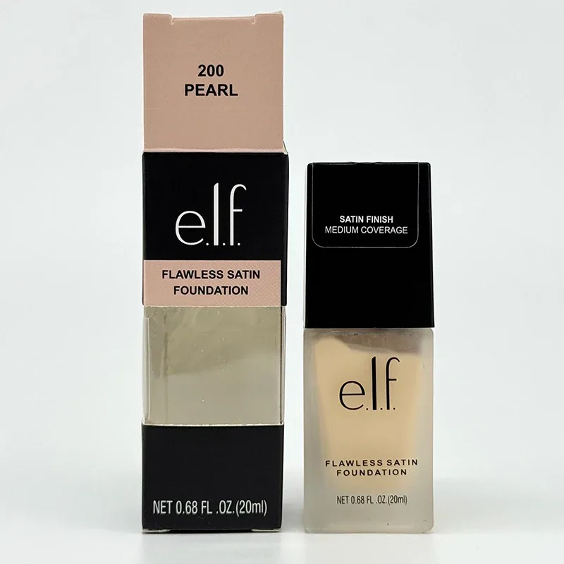 Elf Full Coverage Liquid Foundation Naturally Covers Flaws Cosmetics Flawless Satin Liquid Foundation Lasting Oil Control Makeup