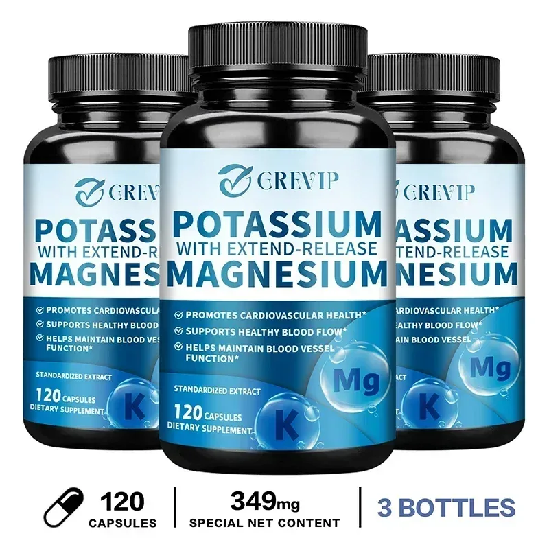 Potas Magnez - Poprawia jakość snu Zmniejsza zmęczenie i bóle głowy Korzyści Zdrowie kości i serca Układ odpornościowy
