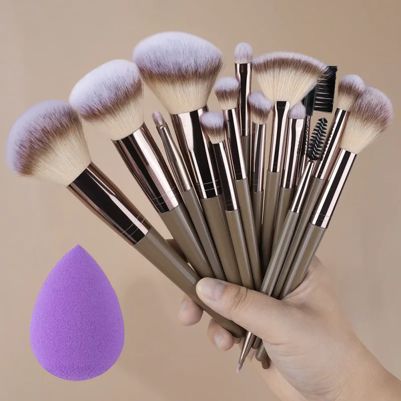 20Pcs Makeup Brushes Set Professional Super soft detail Blush highlighter Foundation Concealer Eyeshadow Brush Women Beauty Tool