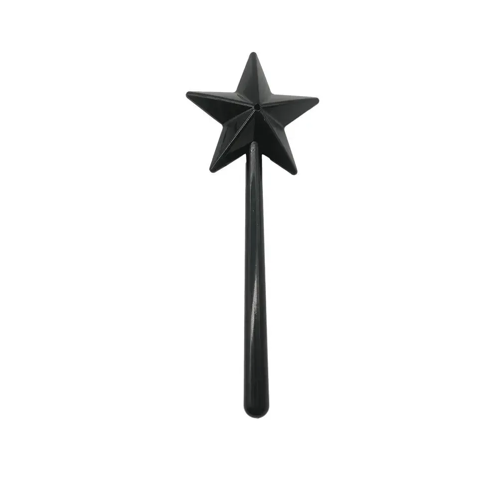 Agitatori di sale in plastica di alta qualità Agitatori per condimenti a stella ricaricabili Per uso domestico Bacchette magiche per sale e pepe a mano lunga Cucina e sala da pranzo