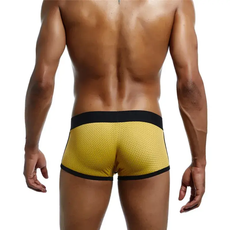 4Pcs Man Underpants Boxershorts Men Boxers Male Breathable Ice Silk Mesh Quick Drying Underwear Men’s Panties Boxer 3256805396926940 — image 15