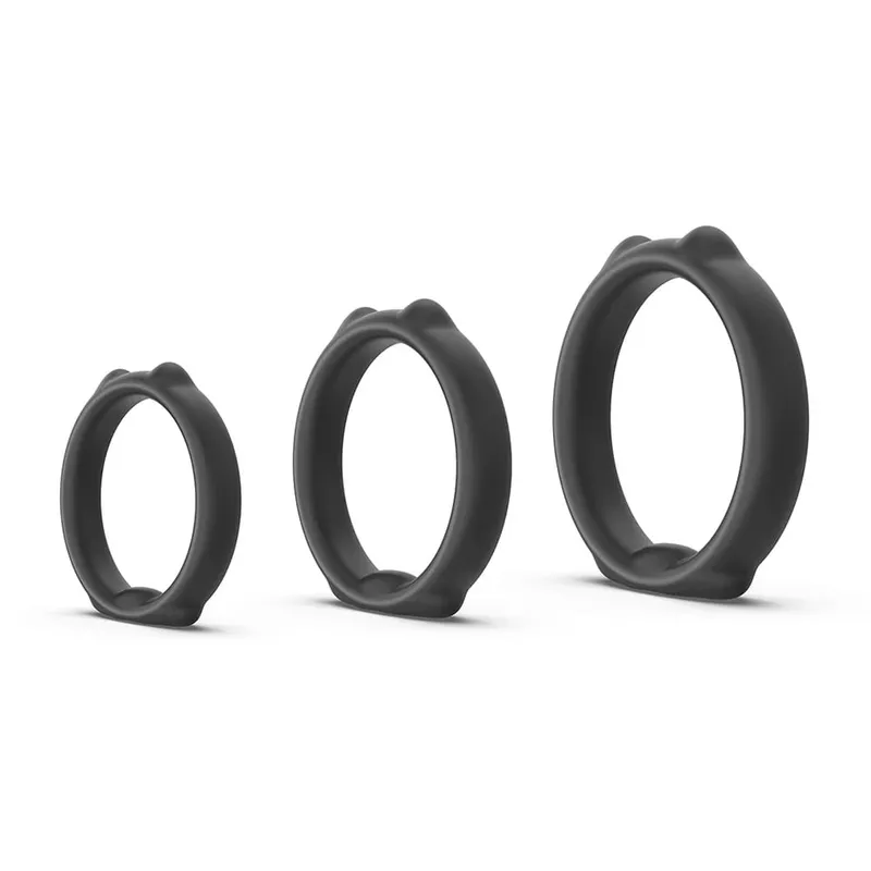Penis Ring Silicone Cock Rings Delay Ejaculation Scrotal Binding Ball Stretcher Erection Enhancing Lock Cockring Sex Toy for Men — image 16
